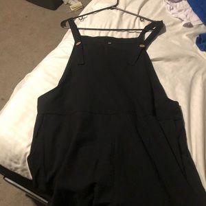 Black overalls